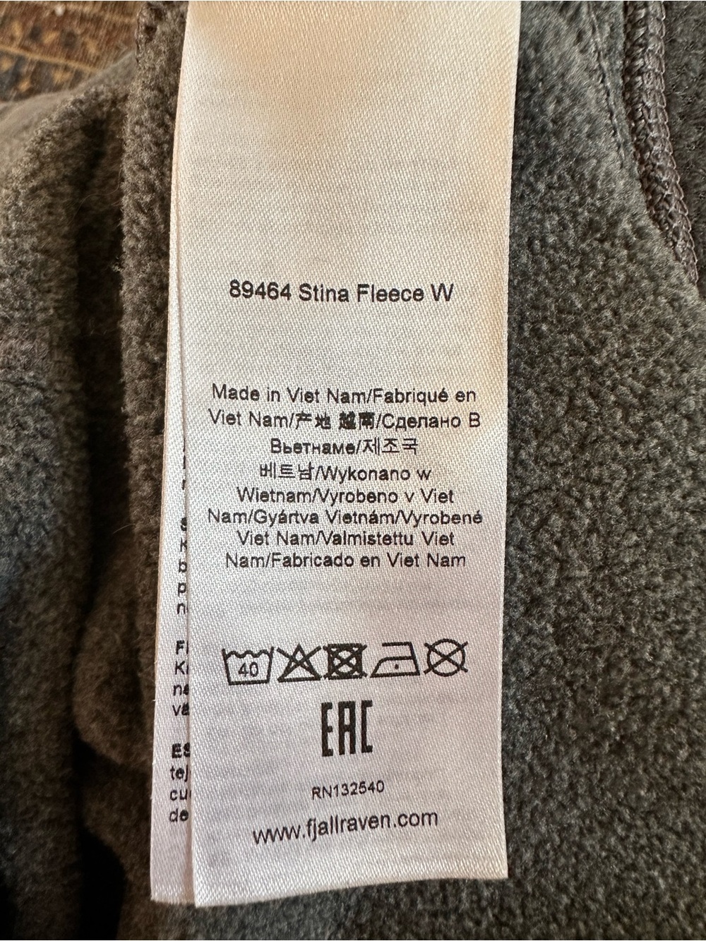 Fjallraven Fleece Full-Zip Jacket - Picture 5 of 7